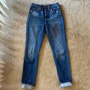 Madewell High Rise Slim Boyjean